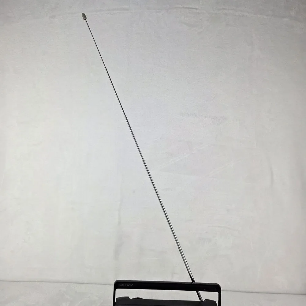 Vintage Sony FM/AM 2 BAND Radio ICF-24 Portable 4 AA Batteries/Power Cord-WORKS